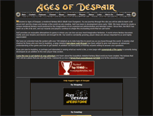 Tablet Screenshot of agesofdespair.net